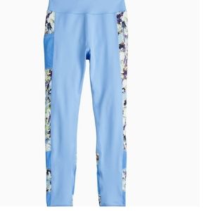 *NWT* girls lattice floral athletic leggings